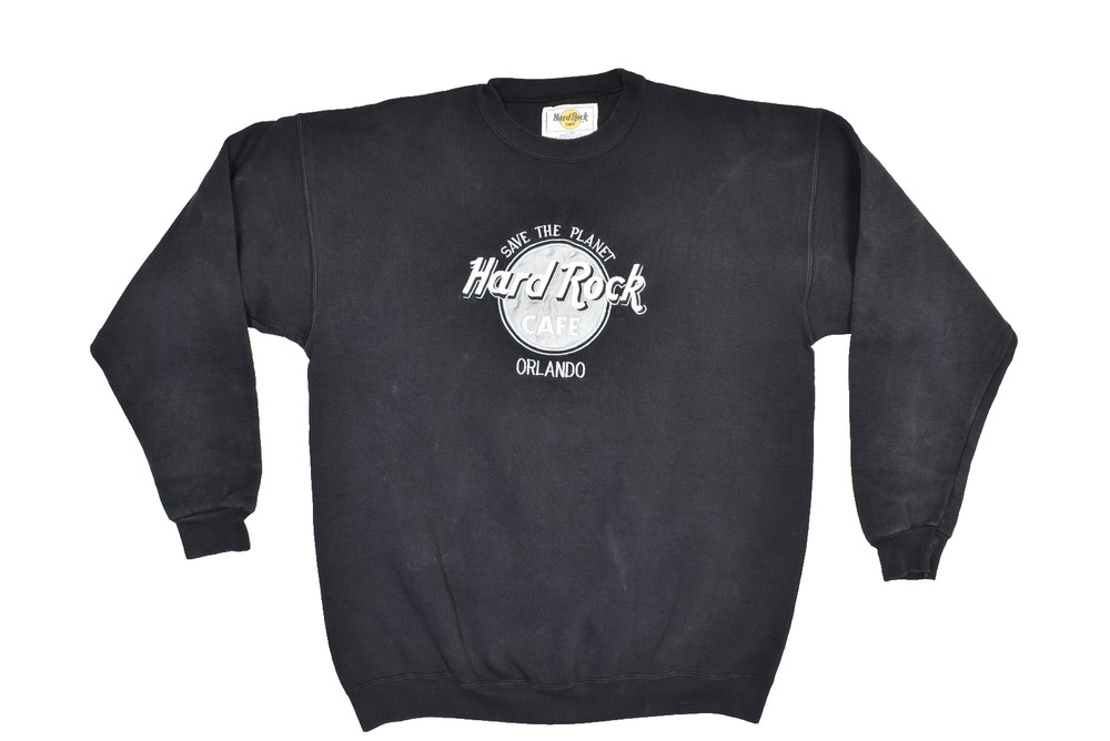 Vintage Hard Rock Cafe Orlando Save The Planet Sweatshirt Men's Size XL USA Made
